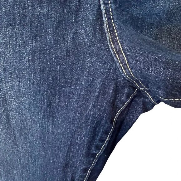 GAP Jeans 14/32 High Rise Favorite Jegging Stretch Denim Dark Wash Blue Skinny - Picture 4 of 5